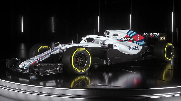 The 2018 Williams Martini Racing, Williams FW41 Mercedes. Copyright free for Editorial Use Only Credit: Williams F1