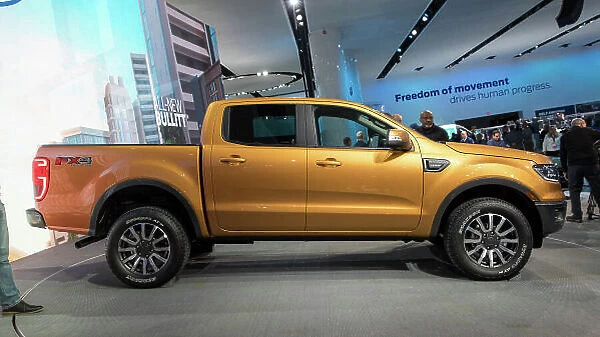 2019 Ford Ranger debuts at the 2018 North American International Auto Show in Detroit