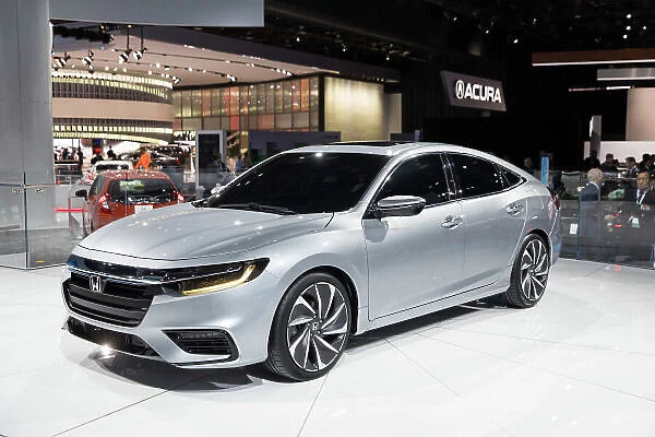 2019 Honda Insight prototype debuts at the 2018 North American International Auto Show in Detroit