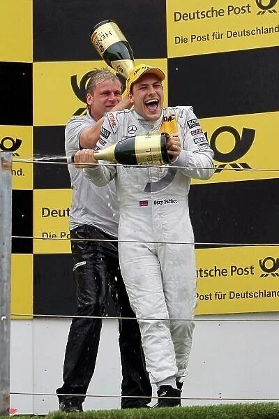 DTM. 22.08.2010, Zandvoort, The Netherlands - shower of champage for race