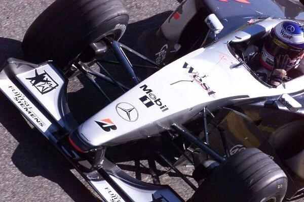 23. 02. 00. Mika Hakkinen at the Jerez test in Spain
