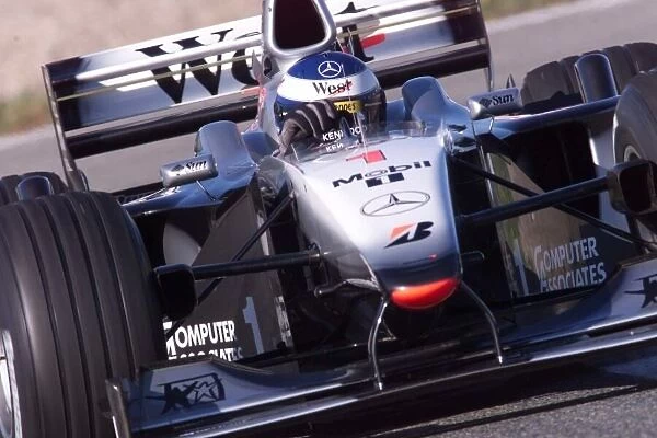 23. 02. 00 Mika Hakkinen testing in Jerez, Spain