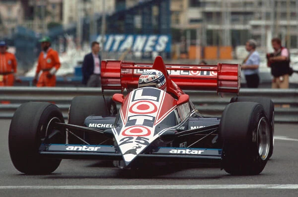 84Monaco Hesnault 6. 1984 Monaco Grand Prix.