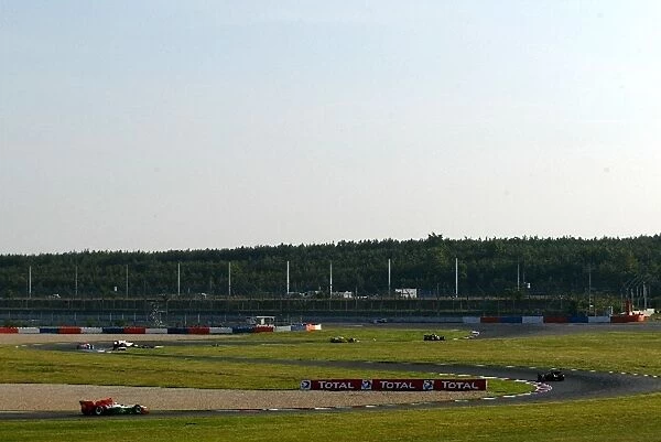 A1 Grand Prix: A1GP action at the EuroSpeedway Lausitz
