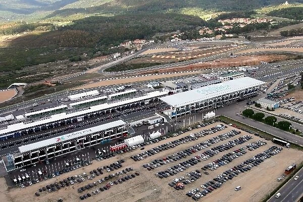 A1 Grand Prix: Aerial views of the Estoril circuit