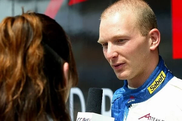 A1 Grand Prix: Alexander Premat A1 Team France is interviewed