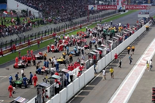 A1 Grand Prix: The cars on the grid: A1 Grand Prix, Rd8, Sentul, Indonesia, Race Day, 12 February 2006