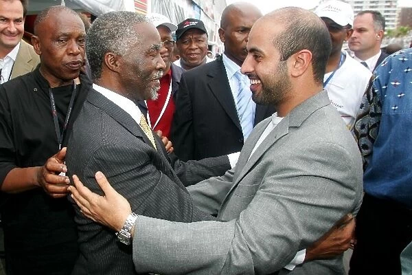 A1 Grand Prix: Mr. Thabo Mbeki South African President and Sheikh Maktoum Hasher Maktoum Al Maktoum President of A1 Grand Prix