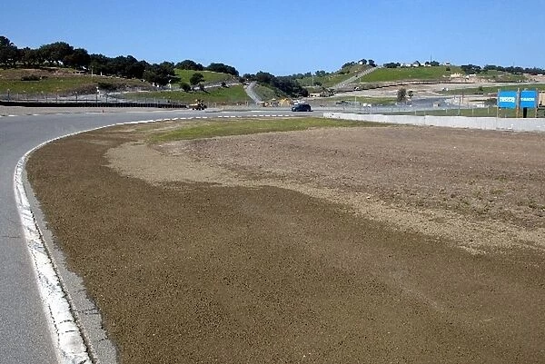 A1 Grand Prix: New earth has been layed down at Laguna Seca after heavy flooding