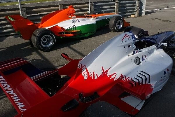 A1 Grand Prix: The retired cars of A1 Team India and A1 Team France