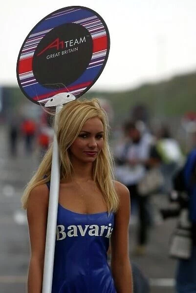 A1GP. A1 Team Great Britain grid girl.. A1GP, Rd1