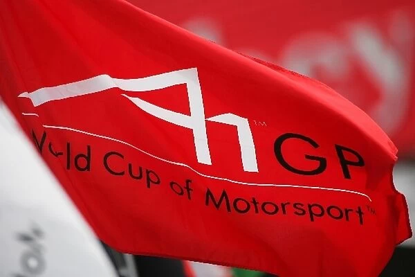 A1GP flag.. A1GP Official Testing, Day One, Silverstone, England, 28 August 2007