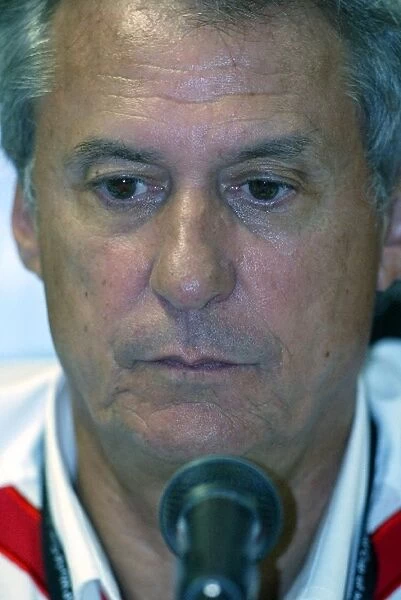 A1GP: Jean-Paul Driot A1 Team France Team Manager in the Friday press conference