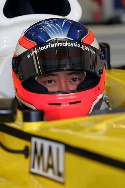 A1GP. Aaron Lim (MAL) A1 Team Malaysia.. A1GP Official Testing