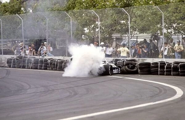 Accident. 1982 Detroit Grand Prix.. Detroit, United States