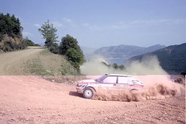 Acropolis Rally, Greece. 2-5 June 1991: Juha Kankkunen  /  Juha Piironen, 1st position