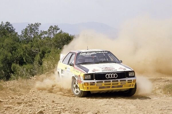 Acropolis Rally, Greece. 26-31 May 1984: Stig Blomqvist  /  Bjorn Cederberg, 1st position