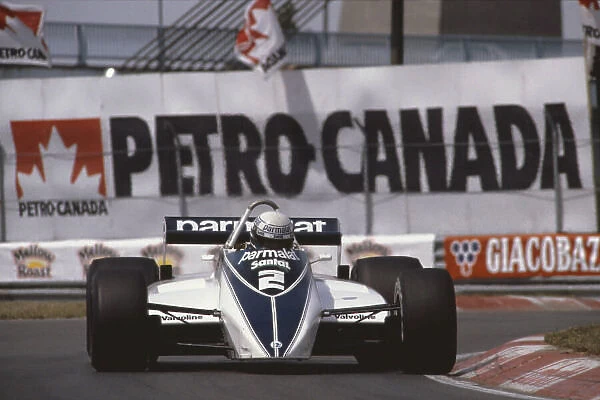 Action. 1982 Canadian Grand Prix. Montreal, Quebec, Canada