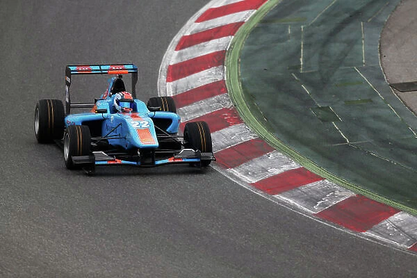 Action. 2015 GP3 Series Test 3 - Circuit de Catalunya, Barcelona, Spain.
