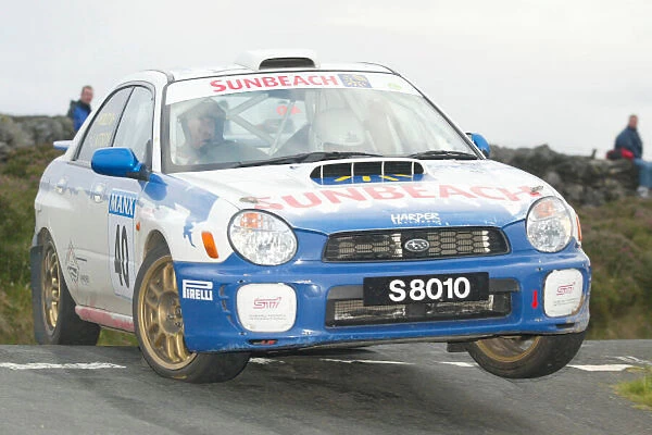 Adrian Kermode  /  Jonathan Coleman. MSA Historic Championship. Manx Rally 2003