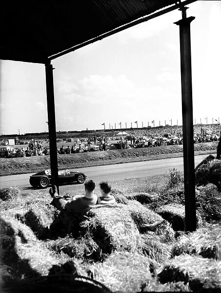 Aintree, Great Britain. 18 July 1959: Jack Fairman, Cooper T43-Climax, retired, action