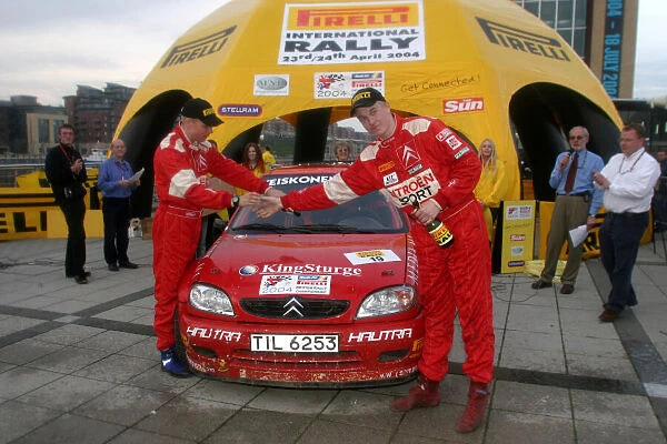 Aki Teiskonen 2004 British Rally Championship Pirelli Rally. Gateshead, England. 24th April 2004 World Copyright: Ebrey  /  LAT Photographic
