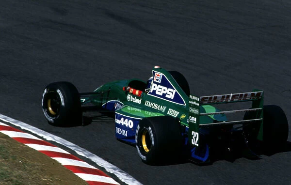 Alex Zanardi, Jordan Japanese Grand Prix, Suzuka, 20 October 1991 Photo: LAT