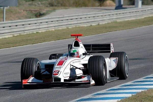 GP2. Alvaro Parente (POR). GP2 Testing, Day 1, Jerez, Spain