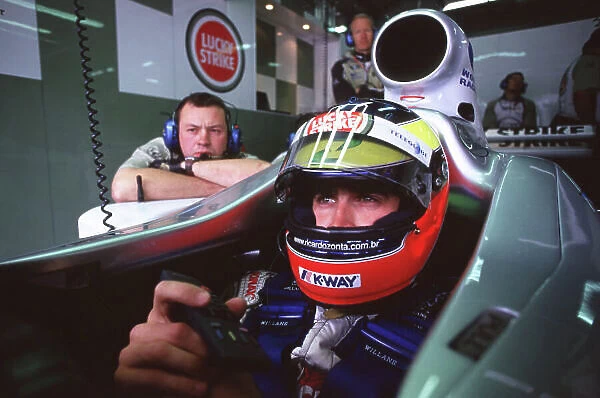 Austrian Grand Prix A1 Ring, Austria 14-16th July 2000 Ricardo Zonta in car-Portrait World Copyright LAT Format: 35mm transparency