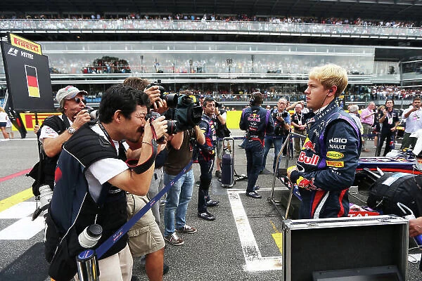 Autodromo Nazionale di Monza, Monza, Italy. 8th September 2013. Sebastian Vettel, Red Bull Racing. World Copyright: Andy Hone / LAT Photographic. ref: Digital Image HONZ0439