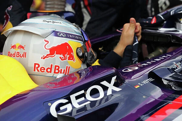 Autodromo Nazionale di Monza, Monza, Italy. 8th September 2013. Sebastian Vettel, Red Bull Racing. World Copyright: Andy Hone / LAT Photographic. ref: Digital Image HONY6856