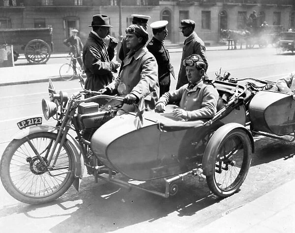 Automotive 1916: Harley Davidson Wounded Soldiers Outings