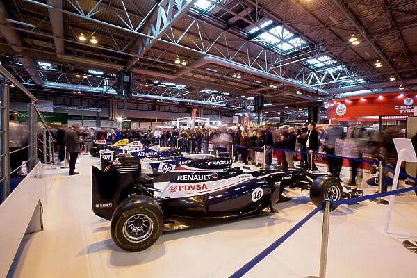 Autosport International Exhibition. National Exhibition Centre, Birmingham, UK. Saturday 16 January 2016. The Williams stand. World Copyright: Zak Mauger / LAT Photographic. ref: Digital Image _L0U7303