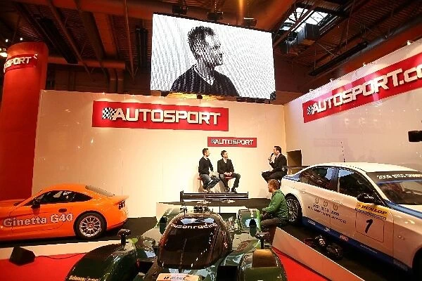Autosport International Show: Andy Priaulx are interviewed