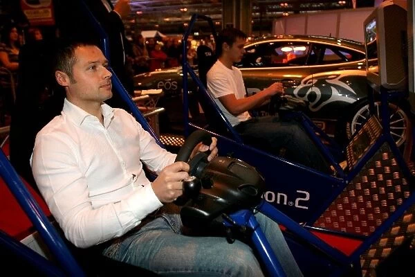 Autosport International Show: Andy Priaulx BMW Plays on a Playstation