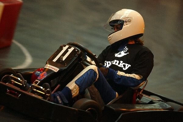 Autosport International Show: ITV pit lane reporter Louise Goodman tries out the indoor karting