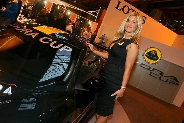 Autosport International Show: A Lotus girl at Autosport International