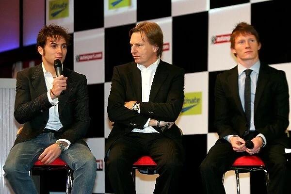 Autosport International Show: Luca Filippi with David Sears and Mike Conway