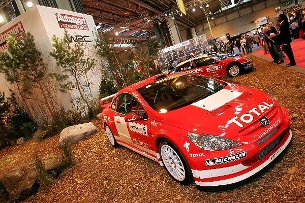 Autosport International Show: The Peugeot 307 WRC of Marcus Gronholm on the WRC display