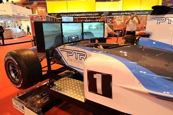 Autosport International Show: Pure Tech Racing Simulator on the 2010 Superleague Formula Stand