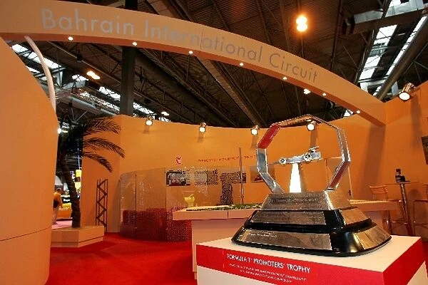Autosport International Show: The trophy awarded to the Bahrain International Circuit for the best organised event of the 2004 Formula One World