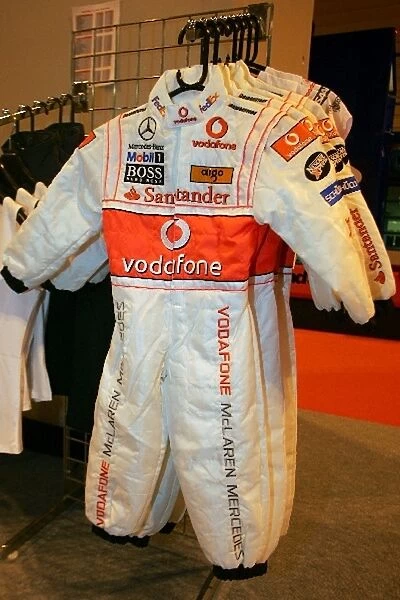 Autosport Show: Clothing merchandise on the McLaren stand