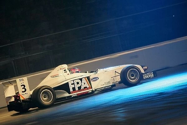 Autosport Show: Formula Palmer Audi car in the live action arena