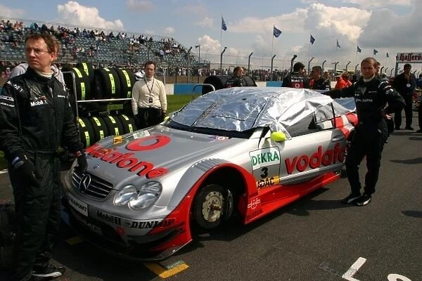 DTM. Bernd Schneider (GER) Vodafone AMG-Mercedes on the grid.