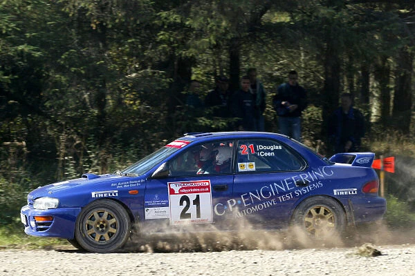 Bob Ceen  /  Alistair Douglas. British Rally Championship, Trackrod Rally 27th-28th September