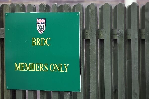 BRDC Silverstone Meeting: BRDC members arrive for their meeting