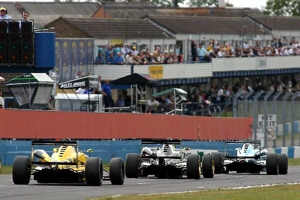 British Formula Three Championship: The cars line up for the start
