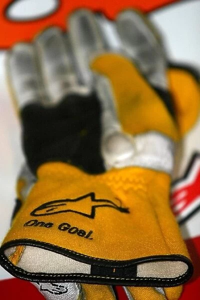 British Formula Three Championship: The gloves of Alan van der Merwe Carlin Motorsport