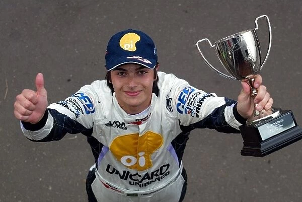 British Formula Three Championship: A very happy Nelson Piquet JR. Piquet Sports
