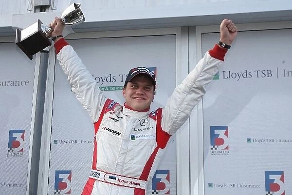 British Formula Three Championship: Race 2 winner Marko Asmer, Hitech Racing